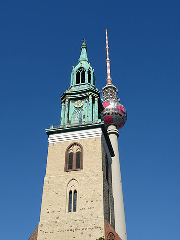 Fernsehturm und Marienkirche