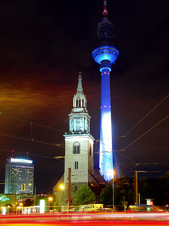 Foto Marienkirche und Fernsehturm