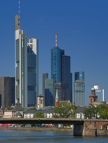 Skyline von Frankfurt Fotos