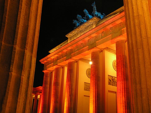 Foto Brandenburger Tor bei Nacht - Berlin