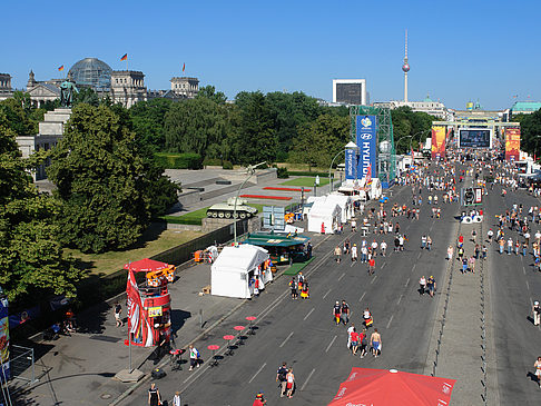 Fanmeile am Brandenburger Tor