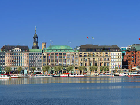 Alster Pavillon und Binnenalster Foto 