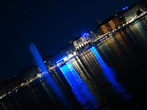 Fotos Binnenalster bei Nacht