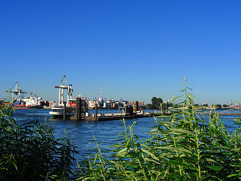 Foto Blick auf den Hafen