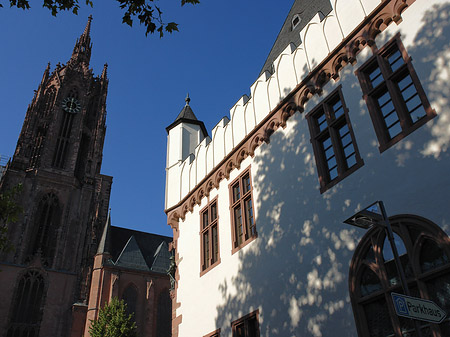 Foto Leinwandhaus mit Kaiserdom - Frankfurt am Main